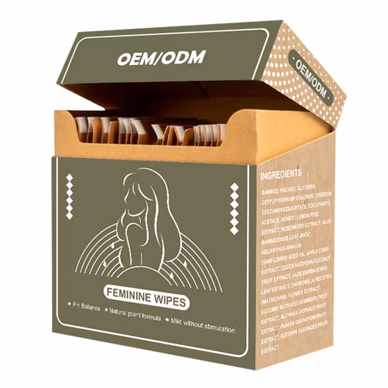 Private Label OEM Factory Feminine Yoni Wipes