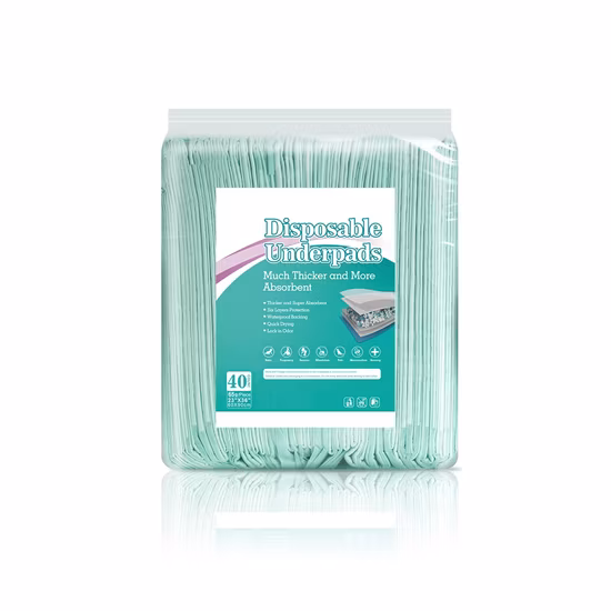 Manufacturer Personal Care High Absorbent Blue Hospital Medical Disposable Adult Underpad